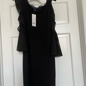 Black dress. Size 0. Tags attached